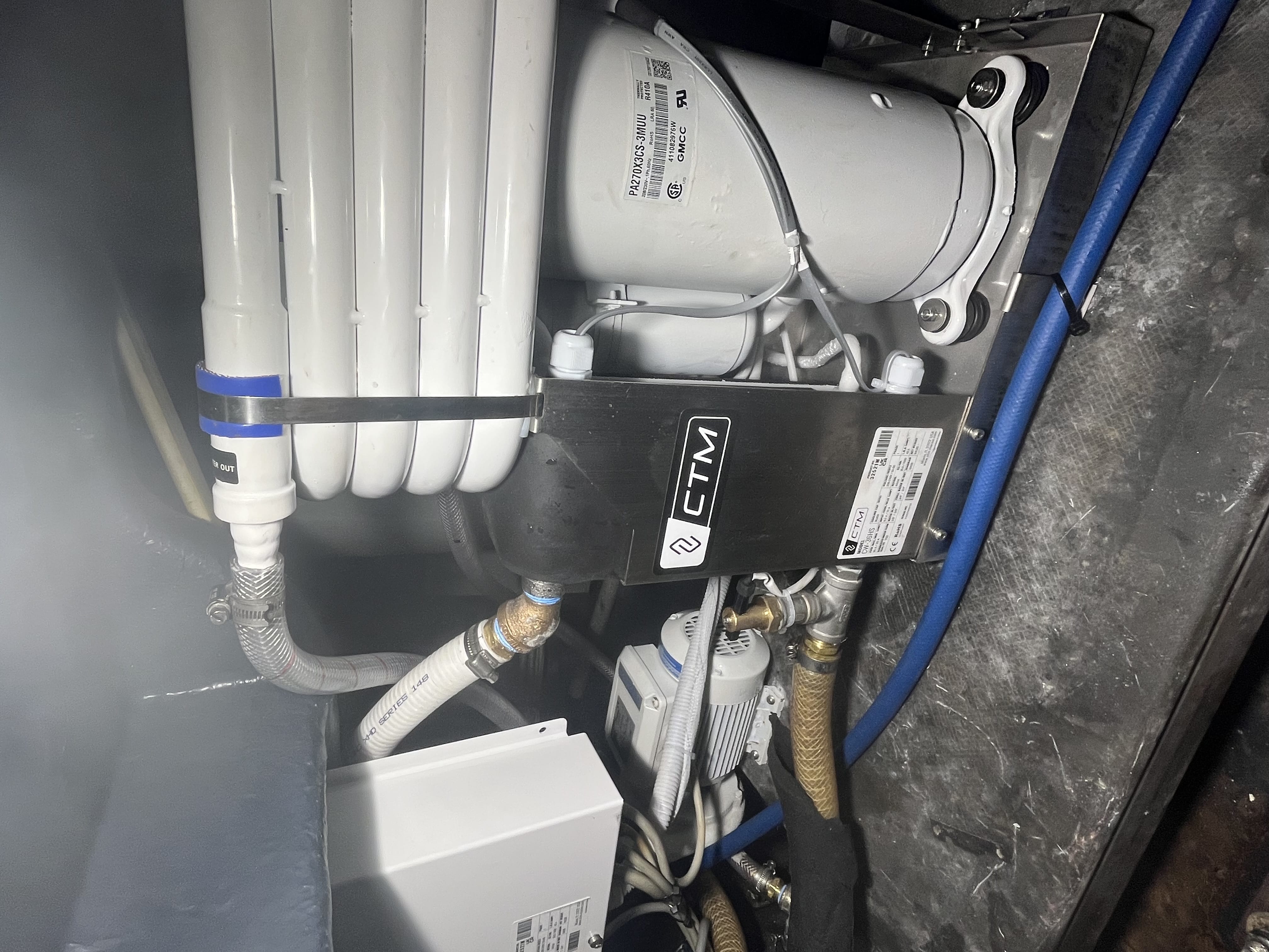 Marine HVAC installation